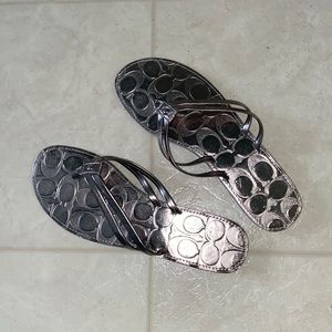 Coach flip flops